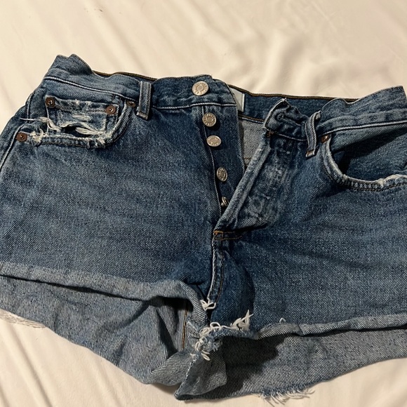 Agolde shorts size 24-good condition - Picture 4 of 4